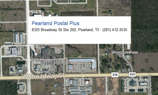 Pearland Postal Plus StoreFront